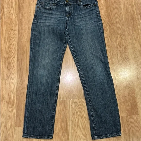 Kut From The Kloth Distressed Classic Jeans Size 6 - Picture 5 of 15